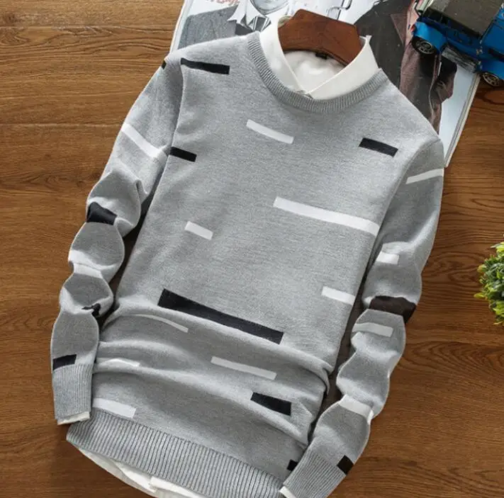 2021 модный кашемировый свитер для мужчин мужские осенне-зимние теплые толстые
