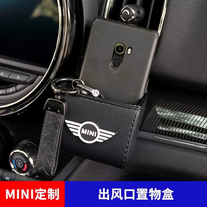 

Air Outlet Storage Bag Box Multi-function Car Phone Storage Bag for BMW MINI COOPER F54 F55 F56 F60 R56 R60 Interior Accessories