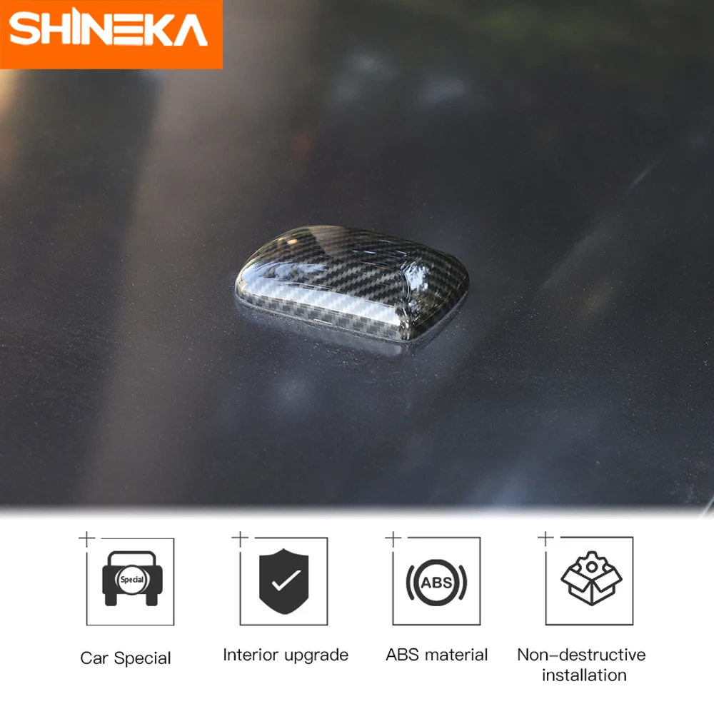 Чехлы на антенны SHINEKA для Dodge Challenger декоративное покрытие из углеродного волокна