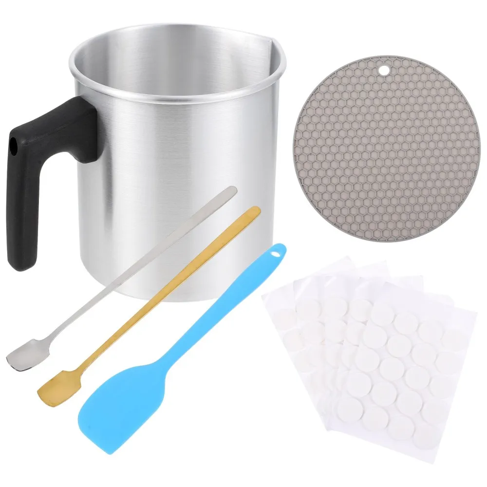 

1 Set Candle Making Kit Stainless Steel Pouring Pot Scented Candle Making Tools