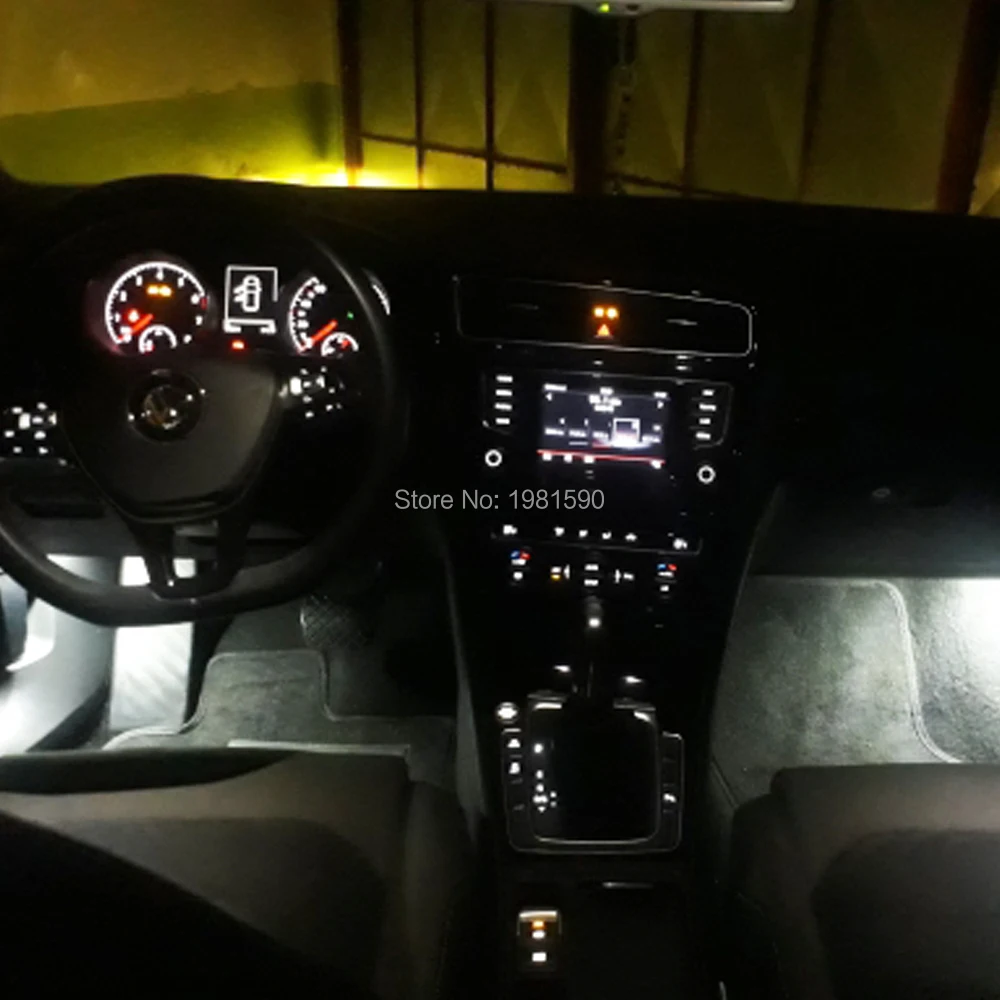2x Светодиодный светильник для автомобиля Volkswagen Golf Plus Caddy CC EOS Jetta Syncro Passat Santana Polo