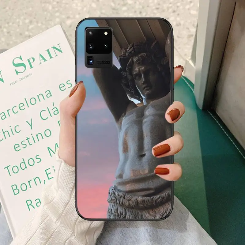 

Retro Funny David Statue Soft Cover Phone Case For Samsung A51 71 31 40 30s 21s Galaxy S9 10 20 Plus Note9 10pro 20 20ultra