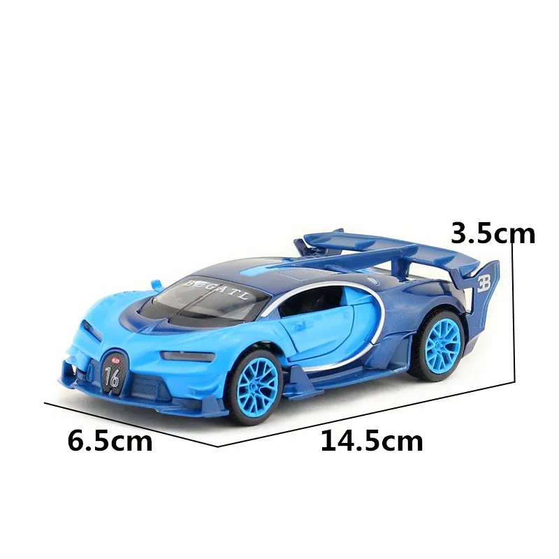1 32 Diecast Model Car Toys Pull Back Bugatti Chiron Vision Gt Sound Light Buy At The Price Of 8 90 In Aliexpress Com Imall Com