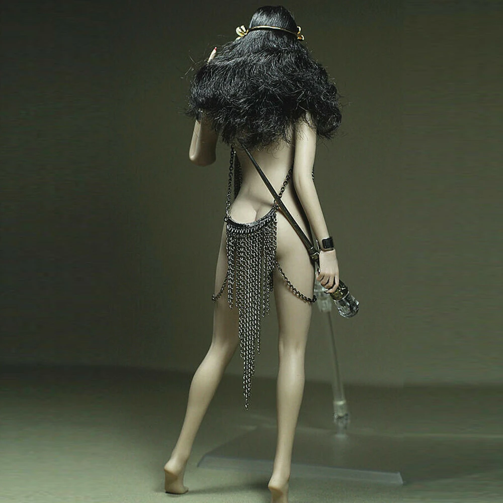 

Custom1/6 Goddess Dress Customize 1/6 Female Metal Tassel Clothes Set For 12" TBLeague Phicen Big Bust Female Action Figure