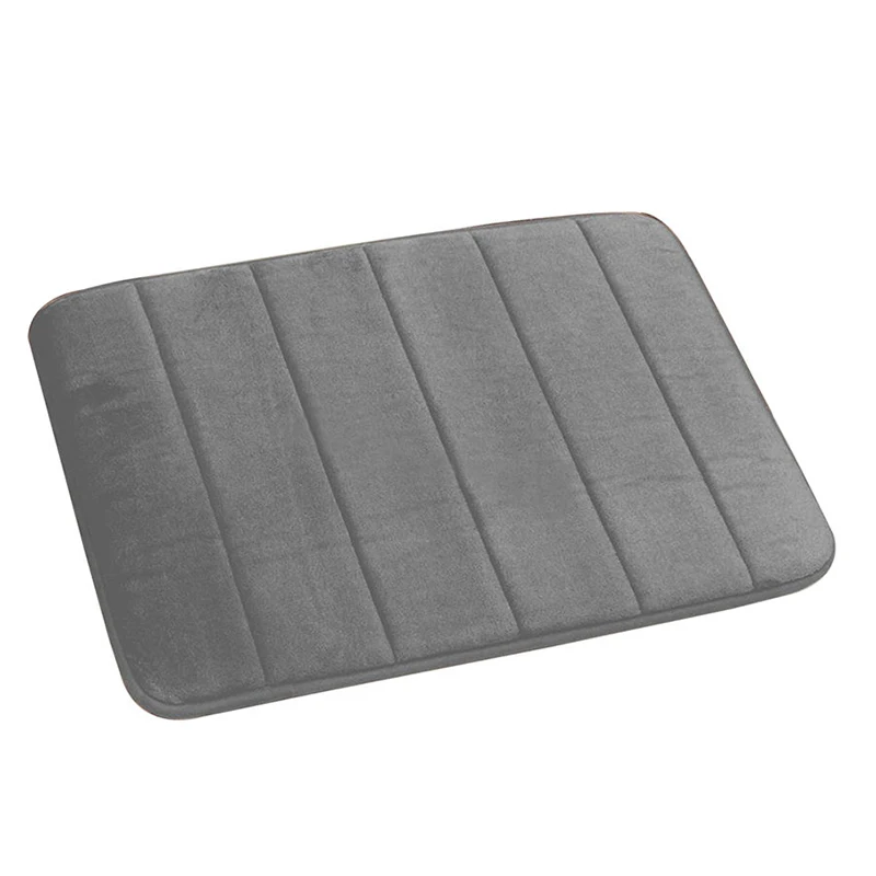 Прямая поставка 40*60 см коврик для ванной коврик из кораллового флиса Memory Foam коврик для ванной комнаты кухонный дверной коврик tapis de bain