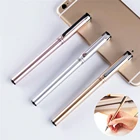 Металлическая ручка для деловых подписей, школьные и офисные принадлежности, черные чернила, шариковая ручка 0,5 мм, Детские канцелярские товары, подарок Горячая Распродажа