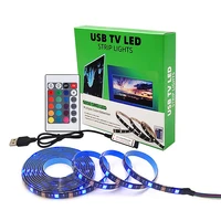 usb led strip light tv backlight with remote control bright color led light belt for home decoration 12v remote control