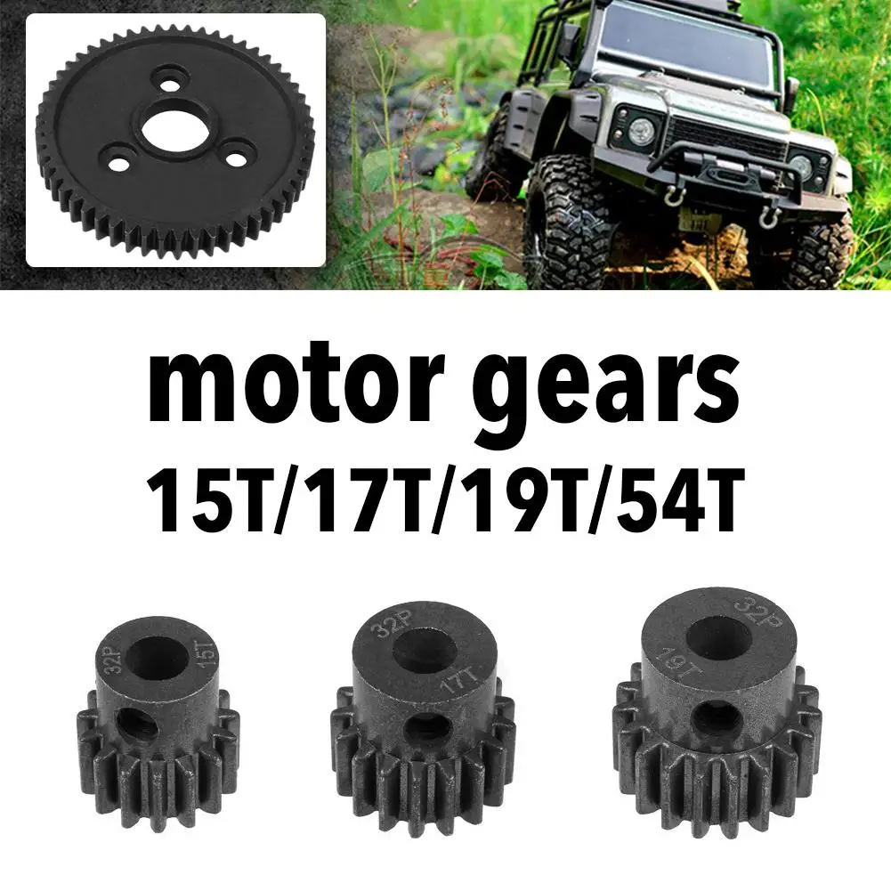 32P Spur Gear Steel Metal Motor Pinion 15T 17T 19T Reduction RC Car Accessories | Игрушки и хобби