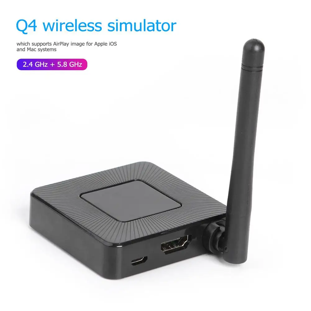 FOR Q4 TV stick 2.4G 5G Car Auto Home Wireless AV RCA Media Streamer Mirroring Screen AirPlay Miracast Android tv anycast | Электроника