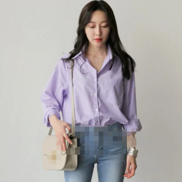 Женские блузки и топы с одним карманом отложным воротником женские рубашки