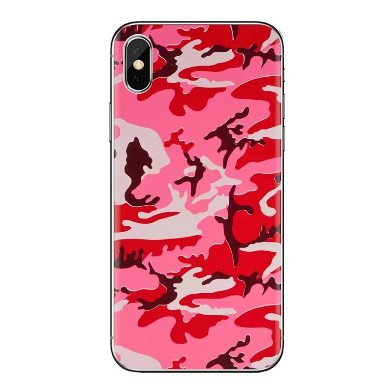 Армейский камуфляж для iPhone XS Max XR X 4 4S 5 5S 5C SE 6 6S 7 8 Plus Samsung Galaxy J1 J3 J5 J7 A3 A5 силиконовые чехлы