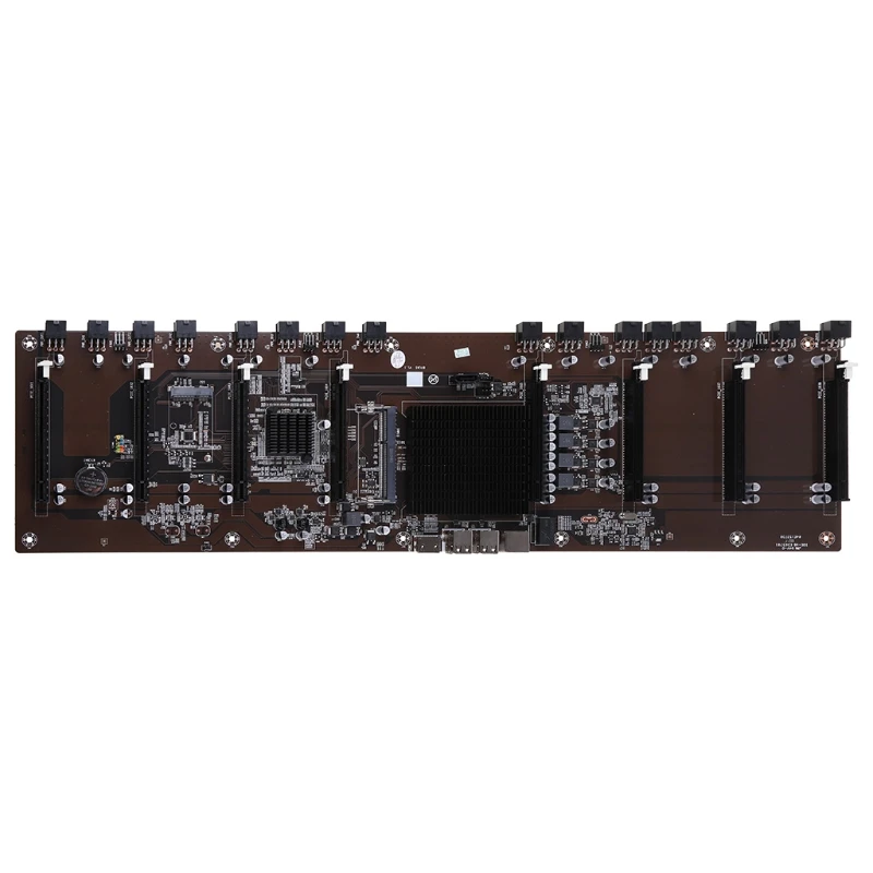 

HM65 BTC прямая вставка, восемь слотов для карт, материнская плата для майнинга, 8x6 контактов, порт для видеокарты, стандартный тип