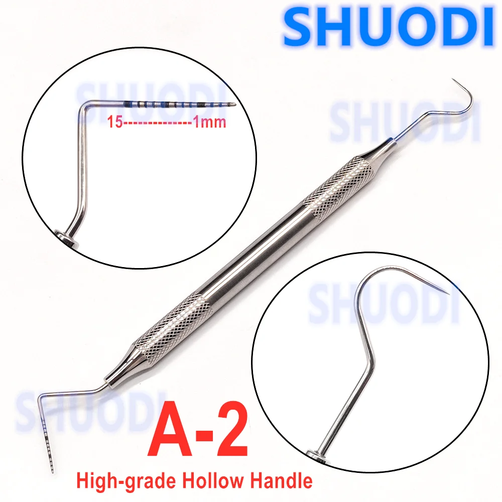 Эндодонтический инструмент новый тип зонд стоматологический периодонтальный с