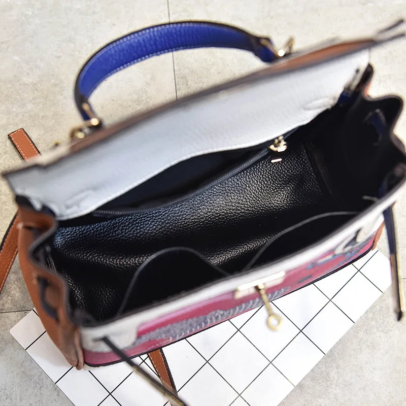 2019 модная сумка из искусственной кожи Сицилийская повседневная женская через