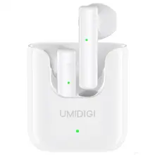 UMIDIGI AirBuds U TWS Wireless Earphones Bluetooth 5.1 ENC Noise Reduction 380mAh Charging Box Sports Headsets With Microphone