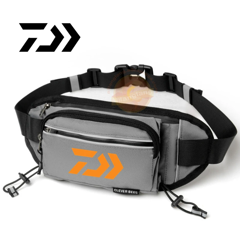 

2020 New Daiwa Fishing Waist Bag Running Sport Camping Hiking Bag Fishing Clothes Waterproof Fishing Bag