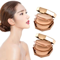 double layer powder nature powder cake long lasting waterproof foundation compact face for female students