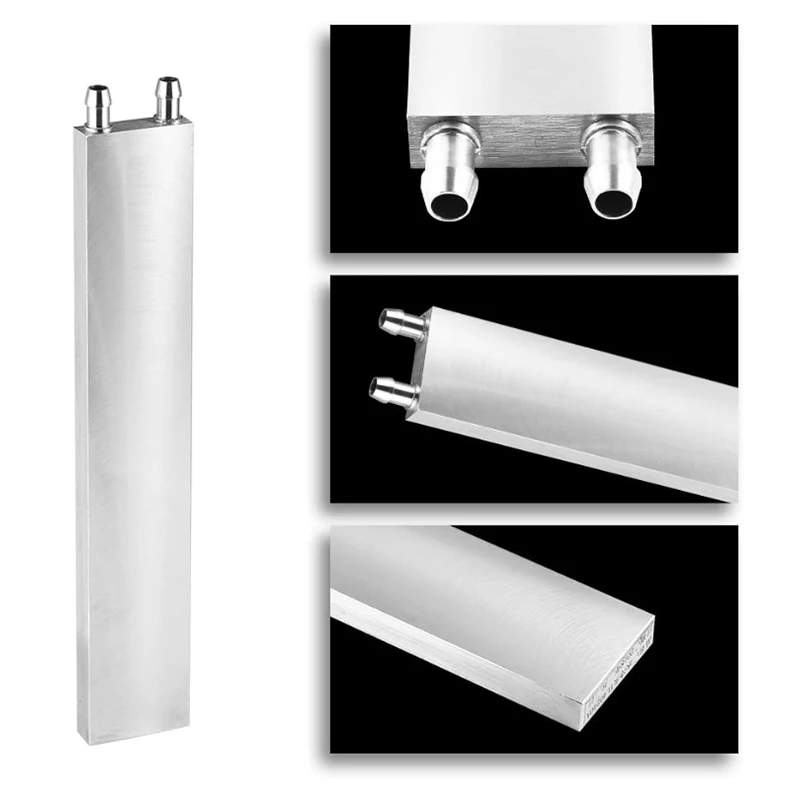 Алюминиевый блок охлаждения жидкостной воды для компьютера Cpu Радиатор ПК и