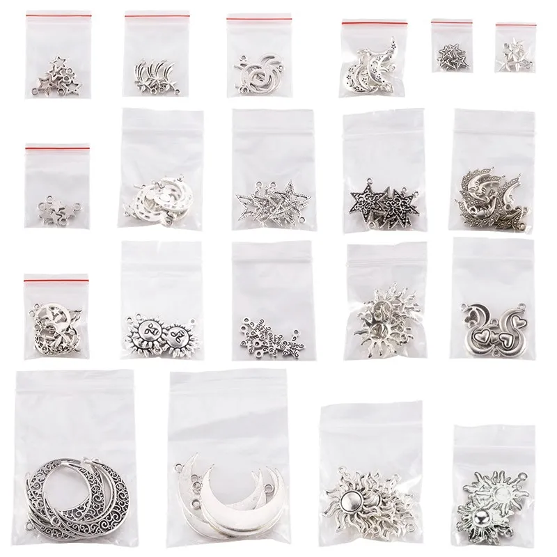 100 шт./коркор. подвески из сплава в тибетском стиле смешанных форм луна солнце