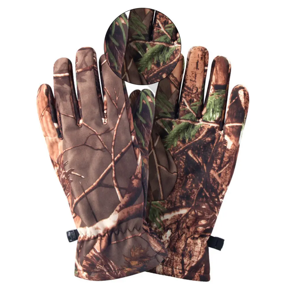 

1 Pair of Camo Full Finger Outdoor Camouflage Gear