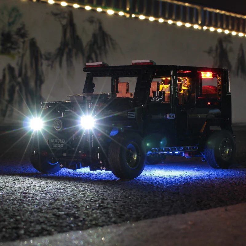 MOC техническая серия APP RC Car Benz SUV G500 AWD Wagon внедорожник модель автомобиля комплект