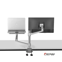 ol 3l aluminum silver ergonomics 10 17 desk laptop stand 32 monitor desktop bracket computer mount full motion column bar