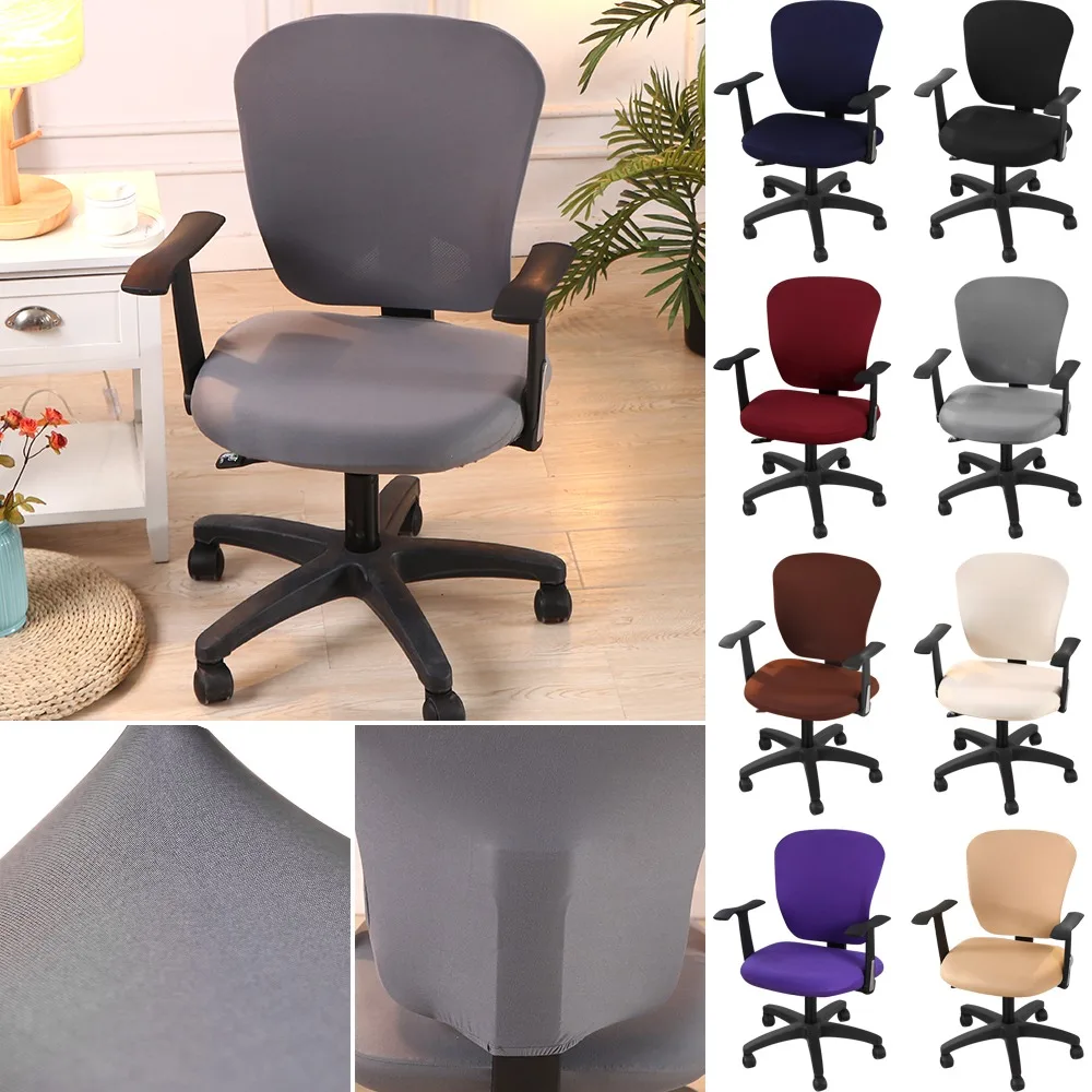 

Stretch Office Chair Cover Anti-dirty Computer Chair Spandex Slipcover Universal Removable Modern Multi Color For All Seasons