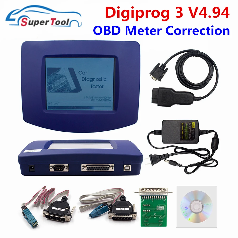 Ftdi Digiprog Iii кабель V4.94 с чипом полные комплекты кабели 3 Obdmeter программист