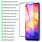 Защитное стекло 9D для Xiaomi Poco X3 GT M3 Pro F3 NFC F2 C3 X2, Xiaomi Mi 6X 6 5S Mix 3 2S, закаленное