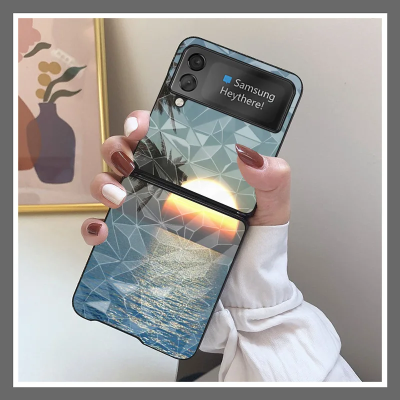 

Флип-чехол для Samsung Galaxy Z 3, флип-чехол для Galaxy Z Flip3, флип-чехол для F7110