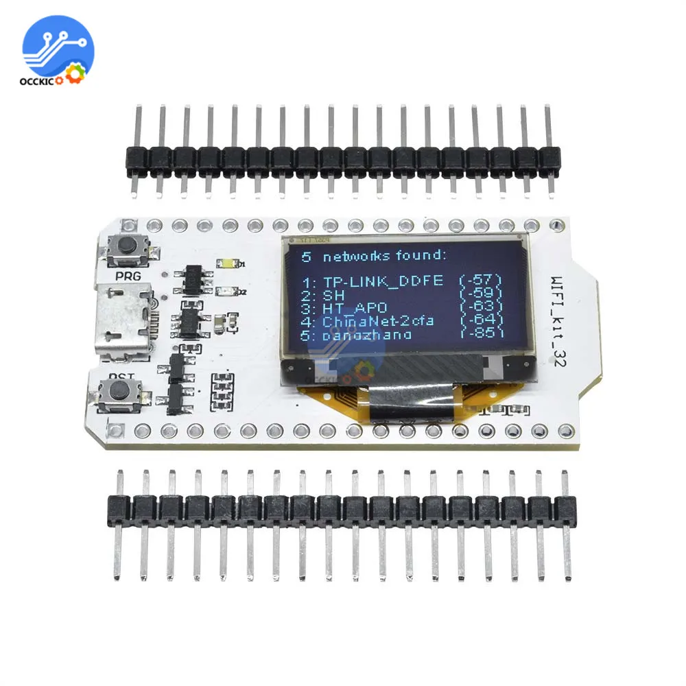 ESP32 телефон с диагональю 0 96 дюйма синий OLED-дисплей Bluetooth CP2102 WIFI комплект 32 модуля