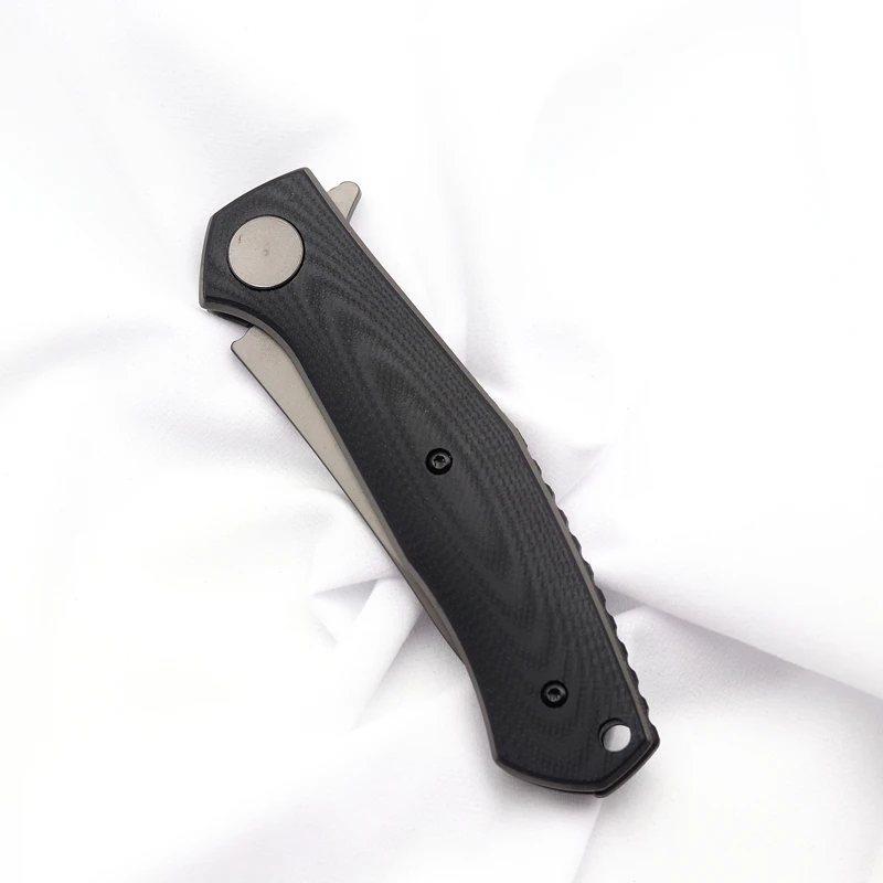 

OEM KS flip folding knife 8Cr13Mov blade G10 handle outdoor camping hunting pocket fruit knife EDC tool 4020