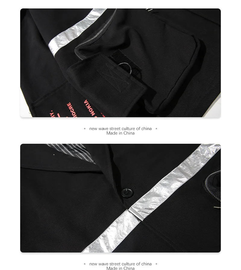 

Men Wolf Print Streetwear Hip Hip Loose Casual Blazers Suit Jacket Male Women Fashion Show Clothing Couple Suit Coat Overcoat