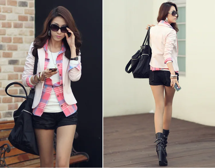 

Autumn New Women Blazer Casual Slim Fit Long Sleeve Suit Top Blazer Outer Jacket New Plus Size 2021 Fashion Designer Brand