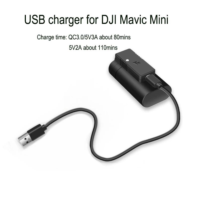 Зарядное устройство мини USB зарядное для DJI Mavic Mini Dron аксессуары зарядки поддержка