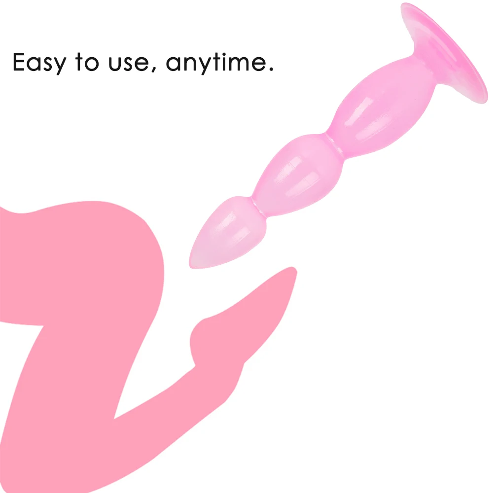 Комплект из 3 предметов 6 шт. анальный Секс игрушки силиконовый анус плагин для