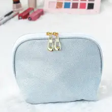 Silvery white Makeup Bag