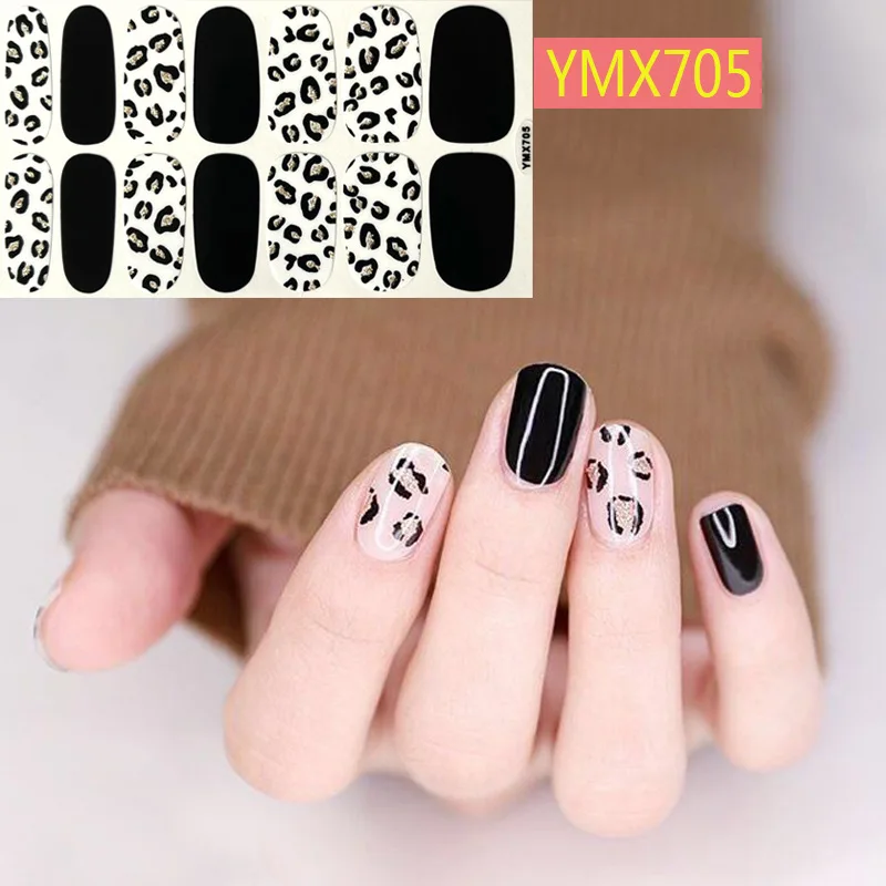 

1 шт. наклейки на ногти с полным покрытием, дизайнерские самоклеящиеся креативные наклейки для ногтей, декоративные наклейки для ногтей