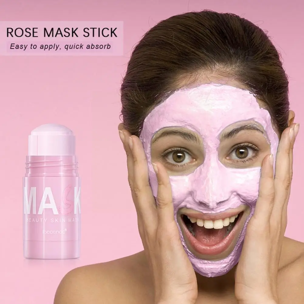 

40g Green Tea Mask Face Moisturizing Oil-control Hyaluronic Cleans Whitenin Skincare Mask Mask Pores Acid Face E9C5