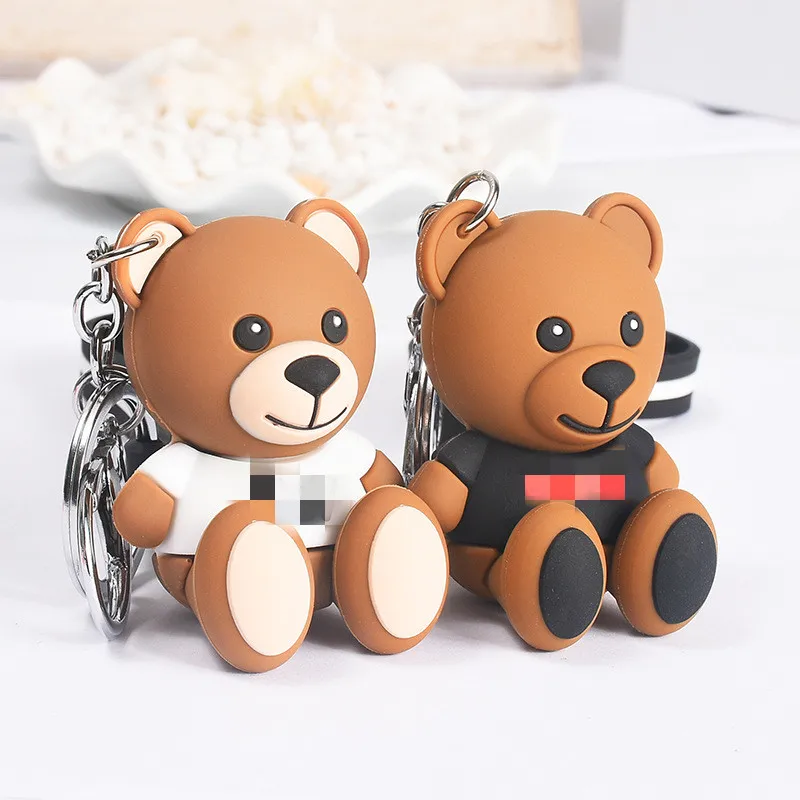 Милый мультяшный медведь брелок подарки для женщин и девочек сумка подвеска