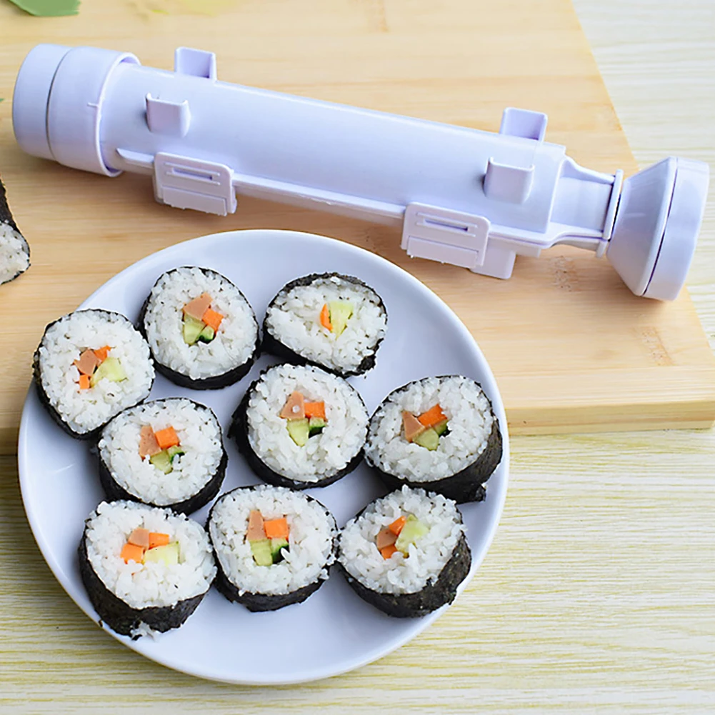 Роликовая форма для суши Набор изготовления роллов Базука рисовое мясо овощи
