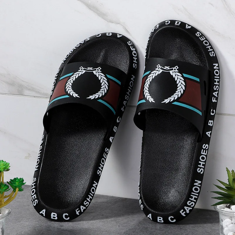 

Personality trend animal slippers men's indoor and outdoor cool slippers leisure injection molding flip flop
