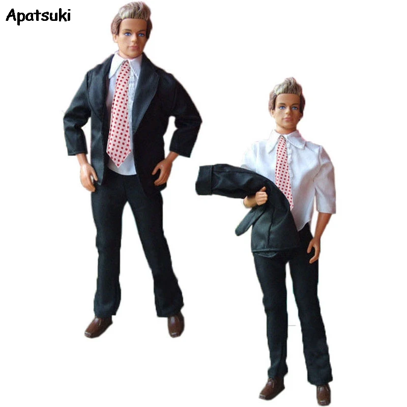 1 комплект Белый Топ и длинные брюки пальто с длинным рукавом Одежда для кукол