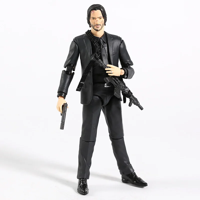 Экшн-фигурка из ПВХ Mafex No. 070 085 Джон уик Киану Ривз Коллекционная модель игрушки |