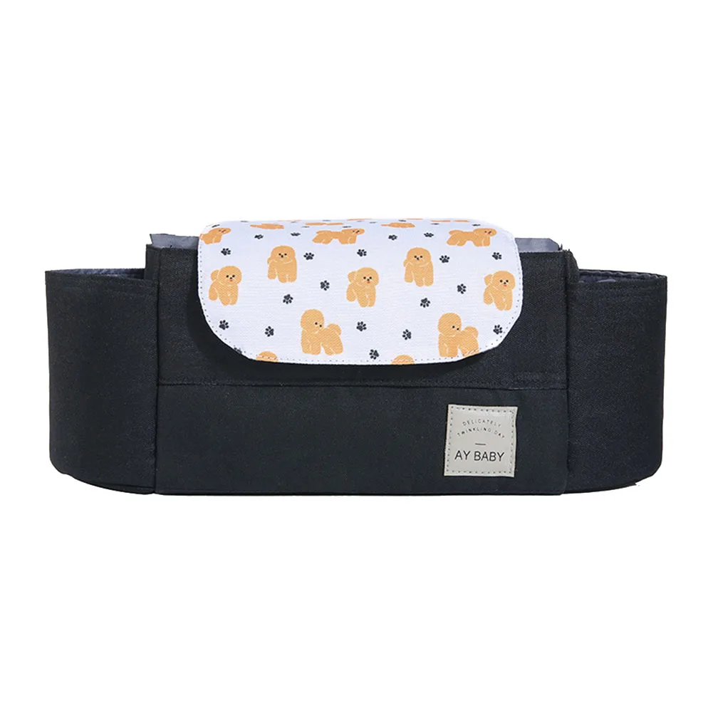 

Cart Bag Adjustable Moistureproof Stroller Accessories Compact Shape High Capacity Half Cover Eco-friendly Lightweight Prints