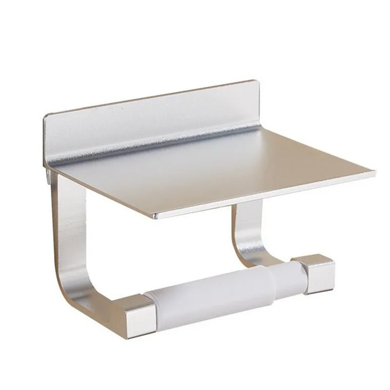 

Держатели для туалетной бумаги, алюминиевый многофункциональный держатель для хранения, полки для полотенец в ванную комнату с держателем ...