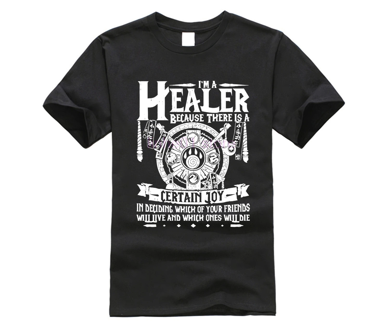 2020 популярная мужская рубашка i'm A Healer The Joy In making Monk World Of War рубашки ручной