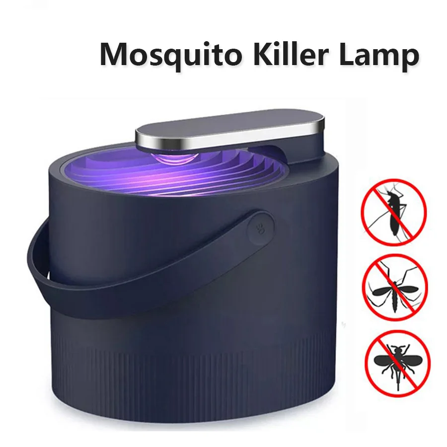 Новейшая USB лампа-убийца комаров Электрический УФ-фотокаталитический репеллент