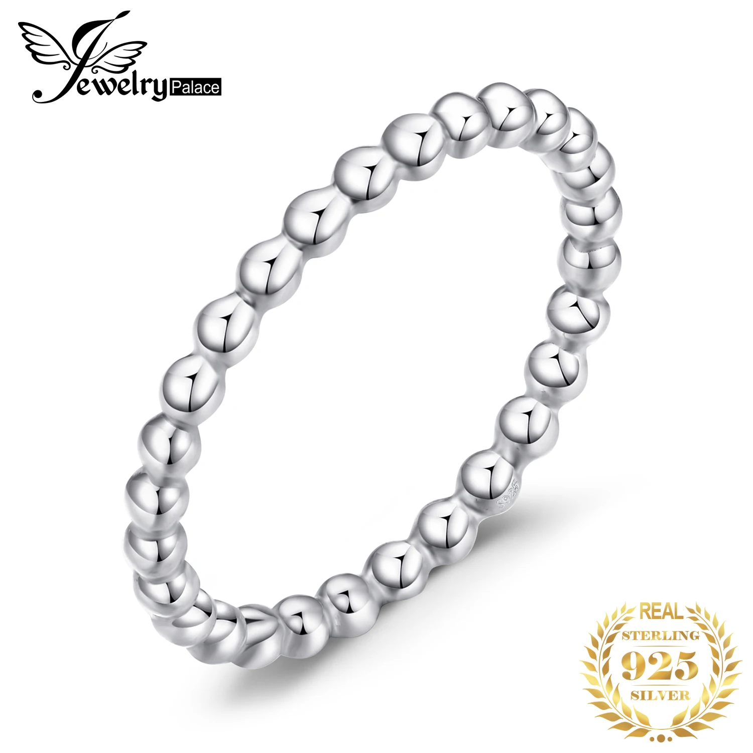 Jewelrypalace стерлингового серебра 925 Bubble сердце укладки кольцо подарок обручальные