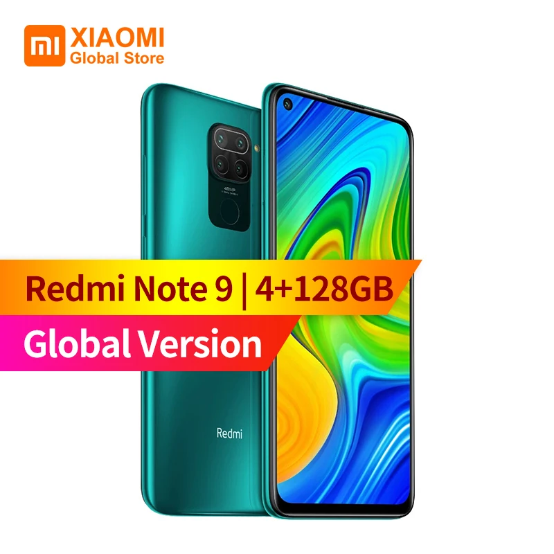 Global Version Xiaomi Redmi Note 9 Smartphone 4GB RAM 128GB ROM MTK Helio G85 Octa Core 18W Fast Charging 5020 mAh 6.53&quot Note9 |